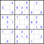 Судоку 9х9 #1703 легкий