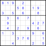Судоку 9х9 #1710 легкий