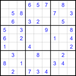 Судоку 9х9 #1711 легкий