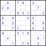 Судоку 9х9 #1731 легкий