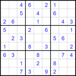 Судоку 9х9 #1747 легкий