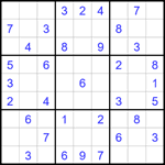 Судоку 9х9 #1752 легкий