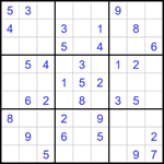 Судоку 9х9 #1753 легкий