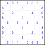 Судоку 9х9 #1759 легкий