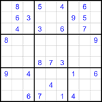 Судоку 9х9 #1673 средний