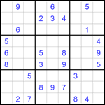 Судоку 9х9 #1680 средний