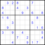 Судоку 9х9 #1683 средний