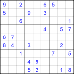 Судоку 9х9 #1684 средний