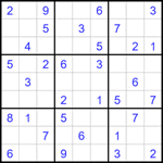 Судоку 9х9 #1704 средний