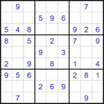 Судоку 9х9 #1711 средний