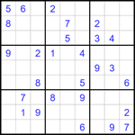 Судоку 9х9 #1712 средний