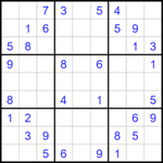 Судоку 9х9 #1715 средний