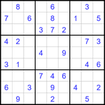 Судоку 9х9 #1717 средний