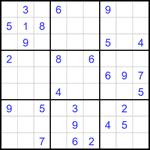 Судоку 9х9 #1726 средний