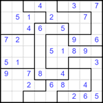Судоку-пазл 9х9 #337 легкий
