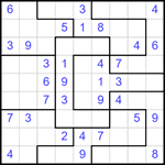 Судоку-пазл 9х9 #338 легкий