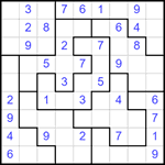 Судоку-пазл 9х9 #339 легкий