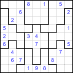 Судоку-пазл 9х9 #323 средний