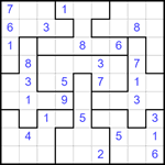 Судоку-пазл 9х9 #324 средний