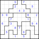 Судоку-пазл 9х9 #325 средний