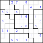 Судоку-пазл 9х9 #330 трудный