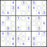 Судоку “Чет-нечет” 9х9 #266 легкий