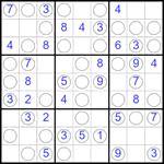 Судоку “Чет-нечет” 9х9 #270 легкий