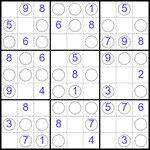 Судоку “Чет-нечет” 9х9 #273 легкий