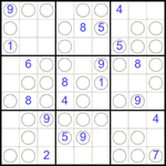 Судоку “Чет-нечет” 9х9 #266 средний