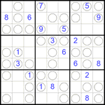 Судоку “Чет-нечет” 9х9 #270 средний