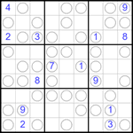 Судоку “Чет-нечет” 9х9 #264 трудный