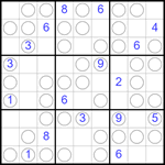 Судоку “Чет-нечет” 9х9 #265 трудный