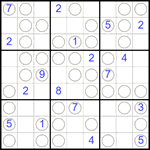 Судоку “Чет-нечет” 9х9 #267 трудный