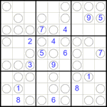 Судоку “Чет-нечет” 9х9 #269 трудный