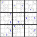 Судоку “Чет-нечет” 9х9 #270 трудный