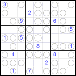 Судоку “Чет-нечет” 9х9 #256 очень трудный