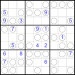 Судоку “Чет-нечет” 9х9 #262 очень трудный