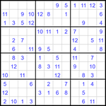 Судоку 12х12 #65 легкий