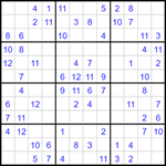 Судоку 12х12 #56 средний