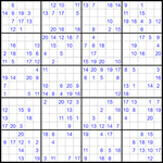 Судоку 20х20 #28 средний
