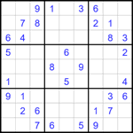 Судоку 9х9 #1763 легкий