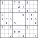 Судоку 9х9 #1773 легкий