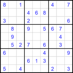 Судоку 9х9 #1799 легкий