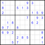 Судоку 9х9 #1804 легкий
