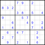 Судоку 9х9 #1810 легкий