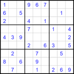 Судоку 9х9 #1812 легкий