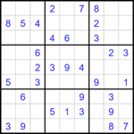 Судоку 9х9 #1818 легкий