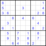 Судоку 9х9 #1731 средний