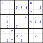 Судоку 9х9 #1732 средний