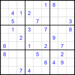 Судоку 9х9 #1735 средний